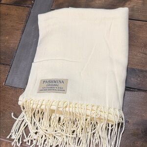 Cream  pashmina